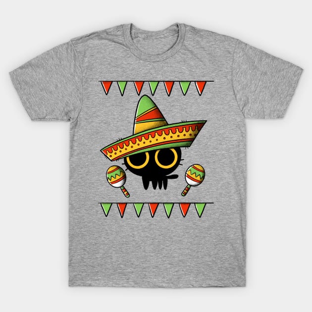 Cinco de Meow-o T-Shirt by TaylorRoss1